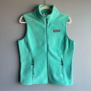 Teal Fleece Vinyard Vines Vest
